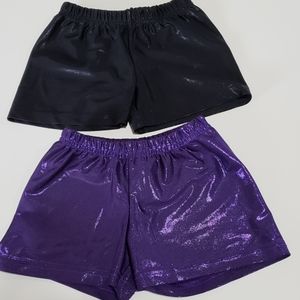 Girls Gem Gear Spandex Dance Shorts